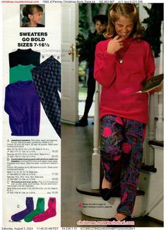 1990 JCPenney Christmas Book, Page 44 - Catalogs & Wishbooks Jcpenney Catalog, 90s Stuff, Fashion 1990s, 90s Christmas, 2000s Nostalgia, Rolled Collar