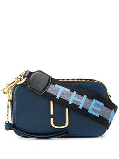 Luxury Blue Shoulder Bag With Logo Hardware, Blue Crossbody Shoulder Bag With Logo Strap, Blue Rectangular Shoulder Bag With Logo Strap, Luxury Blue Shoulder Bag With Logo, Designer Blue Bags With Logo Hardware, Blue Leather Bags With Logo Strap, Blue Shoulder Bag With Logo Hardware For Travel, Designer Blue Shoulder Bag With Logo, Blue Logo Crossbody Shoulder Bag