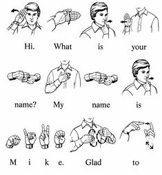 a black and white drawing of different types of hand gestures