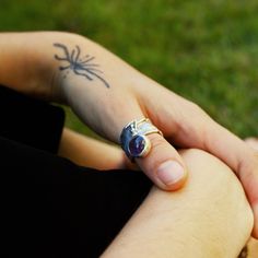 "A very intense violet Amethyst is the protagonist of this ring, which at the same time has an organic, solid and particular shape. I gave an aging flap to its surface, and then I cleaned it all up so that it would come out of its special texture. The ring is adjustable and remains closed (without empty space) up to the size: 7 If you have a larger size, know that the ring is presented with an opening in front, which I think also very interesting!! Suitable for all occasions , if you like jewelr Unique Handmade Adjustable Amethyst Ring, Bohemian Amethyst Ring As Gift, Handmade Bohemian Amethyst Ring As A Gift, Handmade Bohemian Amethyst Ring Gift, Bohemian Handmade Amethyst Ring Gift, Silver Ring With Stone, Ring With Stone, Rustic Ring, Oxidized Ring