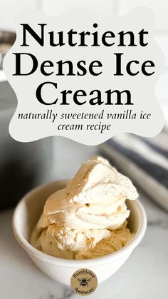 Craving a delicious yet healthy dessert? Try this nutrient-dense vanilla ice cream recipe! Made with raw honey, cultured cream, and pastured egg yolks, it’s a GAPS diet-friendly treat that’s full of beneficial nutrients. Dairy-free? No problem! There's an easy coconut milk alternative. Perfect for those following a wholesome, gut-healthy lifestyle. Learn how to make this creamy, naturally sweetened ice cream in under an hour. Pin now for a guilt-free dessert idea the whole family will love! Paleo Ice Cream, Vanilla Ice Cream Recipe, Homemade Vanilla Ice Cream, Gaps Diet, Guilt Free Dessert, Ice Cream Recipe, Egg Yolks, Dairy Free Options