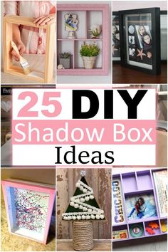 25 DIY Shadow Box Ideas That Can Make Easily Michaels Shadow Boxes, Holiday Shadow Boxes, Scrapbook Shadow Box Ideas, Shadow Box Diorama Diy, Making A Shadow Box Display, How To Make A Shadow Box Frames, Cute Shadow Box Ideas, Shadow Box Crafts Diy