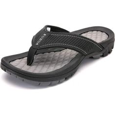 Manmade Sole Platform Measures Approximately 1.25" Strap: Soft Athletic Sports Water Sandals Profile Gives You The Comfort To Walk All Day Without Rub. Orthopedic Insole: Thong Sandals For Men Are Must Haves And Reduces Back And Heel Pain. Orthotic Sandals For Women Will Improve Your Gait And Lessen Foot Issues Like Plantar Fasciitis. Non-Slip Sole: Synthetic Rubber Out Sole Provides A Good Skid And Wear Resistance In Flip Flops. Water Resistant: These Vacation Essentials For Men Have A Irregula Flat Sport Sandals With Ortholite Insole For Beach, Ortholite Insole Flat Flip Flops For Beach, Black Sandals With Arch Support For Beach Season, Summer Outdoor Slippers With Arch Support, Outdoor Summer Slippers With Arch Support, Outdoor Flip Flops With Textured Footbed, Summer Sport Sandals With Arch Support For Swimming, Outdoor Flip Flops With Textured Footbed And Toe Post, Beach Flip Flops With Ortholite Insole