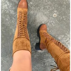 Very Calf Friendly Boots Tan Knee High Boots, Brown Mid Calf Boots, Adjustable Shoes, Calf Boots, Mid Calf Boots, Shoes Heels Boots, Mid Calf, Knee High Boots, Shoes Women Heels