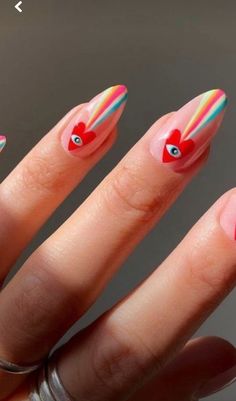 68 aesthetic Y2K Nails designs you cannot get enough of Y2k Nail Art, Jewelry Japanese, Best Summer Nail Color, Summer Nail Colors, Cute Summer Nail Designs