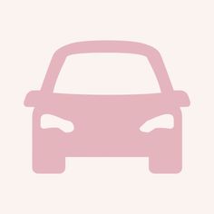 a pink car on a white background