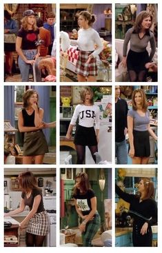 Iconic Friends Outfits, Ootd Yearbook, 90’s Fashion Grunge, 90’s Theme Party Outfit, Friends Outfits 90s, 90’s Hiphop Fashion, 90s Outfits Party, Estilo Rachel Green, 90s Aesthetic Fashion