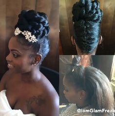 Wedding Transformation, Upside Down Braid, Black Wedding Hairstyles, Wedding Updos, Love In The Air, Twist Bun, 4c Hair