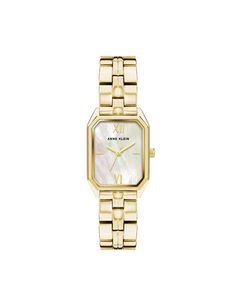 Anne Klein Gold-Tone/Mother of pearl Octagonal Shaped Metal Bracelet Watch Small Gold Watch, Preppy Jewelry, Bday Gift, Gold Watches Women, Mother Jewelry, Octagon Shape, Jewelry Accessories Ideas, Metal Bracelet, Jewelry Lookbook