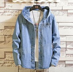 Product Description * Item:Men Washed Denim Hooded Casual Jacket Retro Trucker Jean Coat Tops Outwear M-3XL * Condition: 100% Brand New * Color:Blue * Size:Asian M-3XL * Package:1pc coat (without any accessories ）    Please note: 1.Please allow a little error due to manual measurement. 2.The color maybe a little difference because of the light,screen reflection etc. 3.If you are not sure what size to choose, you can tell us your height and weight, we will recommend the right size for you.   Paym Denim Jacket With Hoodie, Blue Jacket Men, Casual Denim Jacket, Fitted Denim Jacket, Denim Hoodie, Hooded Denim Jacket, Denim Jacket Men, Washed Denim, Denim Jackets