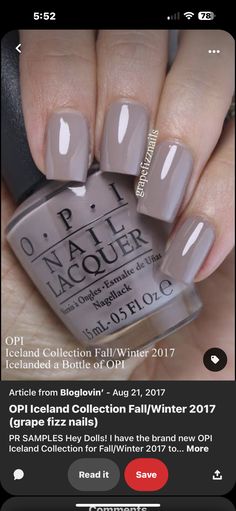 Gel Powder Nails, Opi Fall, Powder Nails, Nail Lacquer, Stylish Nails, Art Designs, Beauty Tips