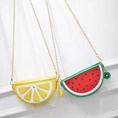 Women's Yummy Fruits Messenger Bag #fashion #streetstyle #jewelry #handbags #accessories #fashiontrends #whatdoiwear #womensaccessories #hairaccessories Summer Zipper Pouch Bag, Fun Crossbody Gift Bags, Green Zipper Pouch Bag For Summer, Summer Gift Zipper Pouch Bag, Summer Gift Bags With Zipper Pouch, Funny Purses, Watermelon Purse, Harry Potter Cute, Staedtler Pens