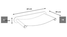 a drawing of the back end of a couch with measurements for it and how to measure it