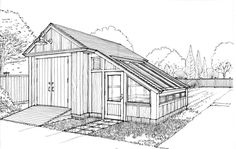 this is an image of a house sketch