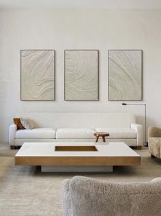 Beige Minimalist Abstract Painting Set of 3 3D Plaster Art Set of 3 3D Textured Canvas Art Set of 3 Intense Art, Painting Set Of 3, Minimalist Artist, Wabi Sabi Wall, Wabi Sabi Wall Art, Free Frames, Plaster Art, Sky Painting, Textured Art