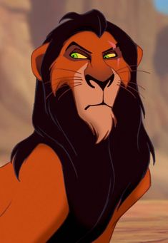 the lion king from disney's live - action movie, scar and mufa