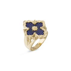 Luxury Open Ring Sapphire In Yellow Gold, Luxury Yellow Gold Sapphire Open Ring, Luxury Gold Sapphire Open Ring, Luxury Gold Open Sapphire Ring, Luxury Formal Jewelry With Fluted Bezel, Elegant Gold Flower Metal Ring, Luxury Enamel Promise Ring, Timeless Gold Sapphire Open Ring, Luxury Round Enamel Promise Ring