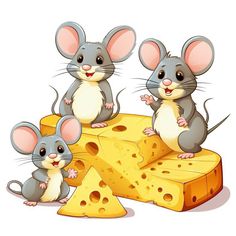 Mouse Illustration, Mouse Pictures, Animal Flashcards, Png Art, Mouse Color, Toddler Arts And Crafts, Disney Images, Portrait Cartoon, Easy Drawings For Kids