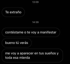 the text message is in spanish and it appears to be from someone who has been murdered