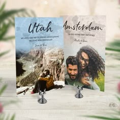 two book covers with the same image on them, one is for an anniversary or other special occasion