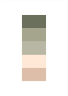 the color palette is green, beige and brown