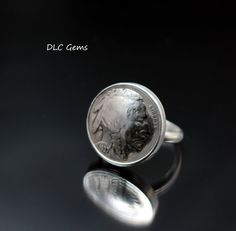 Buffalo Nickel Ring--Indian head ring--Coin Ring--Vintage Ring--Vintage Coin Ring--Native American Ring--silver ring--statement ring Ring Indian, Native American Rings, Buffalo Nickel, Head Ring, Indian Head, Coin Ring, The Buffalo, Feb 2, Saint George