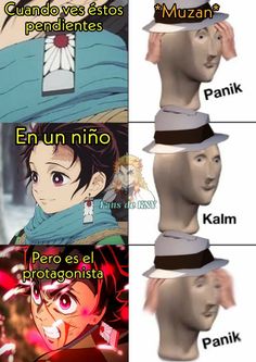 Demon Slayer Memes, Slayer Meme, Anime Meme, Anime Best Friends, Funny Anime Pics, In Spanish, Slayer Anime, Otaku Anime, Godzilla