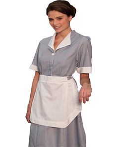 Edwards 9895 Women Cord Housekeeping Dress/ Waitress uniform. Housekeeping Dress, Staff Uniforms, Cord Dress, Chef Wear, Uniform Dress, Work Skirts