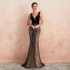 Elegant Black Slit Lace See Through Bodycon Long Evening Dress Prom Dresses Long Black, Long Party Gowns, Sweep Train Prom Dress, Luxurious Dresses, Evening Dresses Online, Black Prom, Clothing Designs, فستان سهرة, Black Evening Dresses