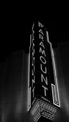 a black and white photo of the marquee for fremont theatre in las vegas