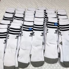 Adidas Roller Crew Socks - White/Black Size Large For Women’s. Brand New. Original Package Not Included. $35 Is For Package Of Six Pairs Of Socks. Adidas Casual Breathable Socks, Casual Adidas Breathable Socks, Casual Breathable Adidas Socks, Adidas Sporty Socks With Logo, Sporty Adidas Socks, Sporty White Socks For Streetwear, White Casual Socks With Three Stripes, Casual White Socks With Three Stripes, Adidas Breathable White Socks