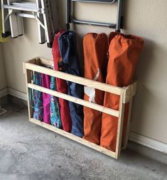 (ad) If you complete have a shed or storage box, easily pop in some free-standing shelves for extra space. Or see for weatherproof materials such as wood or metal, and ... Camping Chair Storage, Camp Chair Storage, Camp Chair, Garage Shed