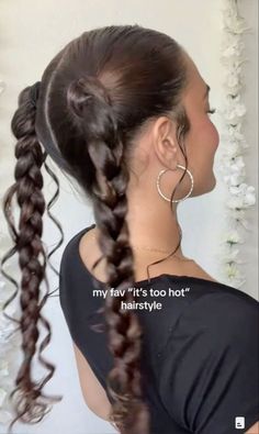 Going Out Straight Hairstyles, Hairstyles For Band Camp, Hair Styles That Show Your Ears, My Fav It’s Too Hot Hairstyle, Hair Ideas For Amusement Parks, Hairstyles For A Server, Hairstyles Long Hair Up, Lounging Hairstyles, Fast Food Work Hairstyles