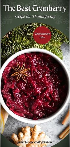 the best cranberry recipe for thanksgiving