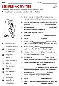 a printable worksheet with words and pictures on it