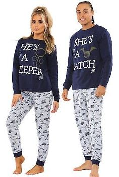 Premium Quality MATCHING COUPLE Harry Potter Quidditch Pyjamas Set Nightwear Long Sleeve Pjs, New Winter Clothing Pjs For Couples, Matching Pjs For Couples, Halloween Pyjamas, Long Sleeve Pjs, Harry Potter Quidditch, Pyjamas Set, Couple Pajamas, Matching Pjs, Matching Couple