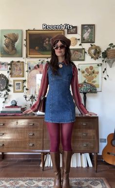 Lisa Wilkes Outfits, 70s Denim Outfit, Nancy Wheeler Outfit, 1960s Coquette, Winter Into Spring, Junk Ideas, Uni Fits, 70s Denim, Future House Ideas