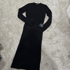 Nwt Black Lulus Beat Yet Dress Ordered And Hole In Right Armpit And Left Elbow. See Photos . Could Not Return. Otherwise Perfect Condition Black Ribbed Long Sleeve Maxi Dress, Black Ribbed Long Maxi Dress, Black Turtleneck Sweater Dress, Burgundy Sweater Dress, Long Sleeve Sweatshirt Dress, Ruffle Long Sleeve Dress, Red Shift Dress, Peasant Style Dress, Navy Blue Floral Dress