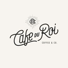 the logo for cafe du roi coffee and co