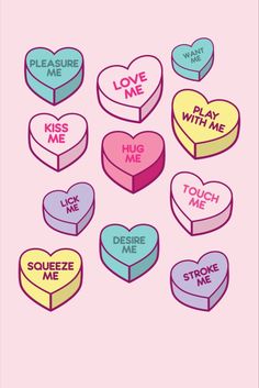 Conversation Candy Love Hearts Pattern Candy Print, Diy Valentine's Day Decorations, American Girl Doll Furniture, Peach Wallpaper, Anti Valentines Day, Candy Art, Heart Illustration, Love Hearts