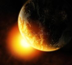 an image of the sun rising over the earth royalty illustration stock images and clippings