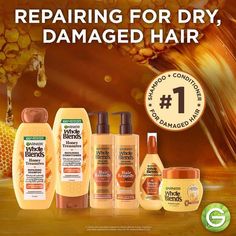 Color-safe Sulfate-Free Honey Repairing Shampoo - Garnier Natural Hair Mask For Growth, Scalp Massage Techniques, Shower Routine Aesthetic, Garnier Whole Blends, Skincare Products For Oily Skin, Self Care Morning Routine, Best Korean Skincare Products, Expressive Art Therapy, Kit Packaging