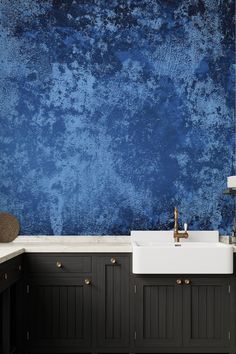 Image of royal blue concrete texture wallpaper Blue Concrete Texture, Teal And Grey Wallpaper, Teal Blue Wallpaper, Royal Blue Wallpaper, Grey Bedroom Decor, Dark Blue Walls, Bathroom Accent Wall, Diy Plaster, Cement Wall