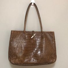 Please See Photos For Condition - Wear On Corners And Some Spots Throughout -Minor Interior Staining - Tiny Marks Longchamp Crossbody Bag, Longchamp Crossbody, Longchamp Shoulder Bag, Longchamp Roseau, Longchamp Leather, Longchamp Bag, Navy Bag, Longchamp Bags, Black Leather Tote