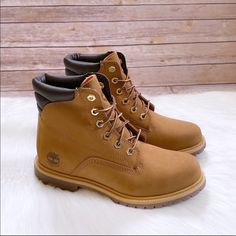 New In Box- Timberland Women’s Waterville 6” Waterproof Wheat Nubuck Leather Boots With Ortholite Footbeds And Rubber Lug Outsoles. Timberland Nellie, Timberland Field Boots, Chukka Boots Women, Brown Hiking Boots, Timberland Women, Timberland Boots Women, Black Timberlands, Lug Sole Boots, Mid Boots