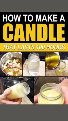 how to make a candle that lasts 100 hours