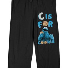 Relive your childhood with these men's Sesame Street pajama pants. Relive your childhood with these men's Sesame Street pajama pants. Drawstring, elastic waistband Fly frontFIT & SIZING Approximate 32-in. inseam Relaxed fitFABRIC & CARE Cotton Machine wash Imported Color: Black. Gender: male. Age Group: adult. Pattern: Graphic. Sleep Pants, Sesame Street, Pajama Pants, Pants, Black, Color