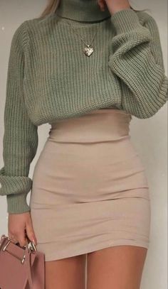 Causual Outfits, Spring Outfits Women, A Skirt, Weekend Outfit, Crochet Bags, 가을 패션, Fall Fashion Outfits