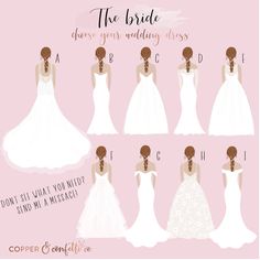 the bride's wedding dress styles