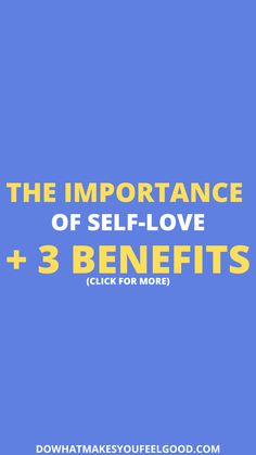 importance of self love Self Image